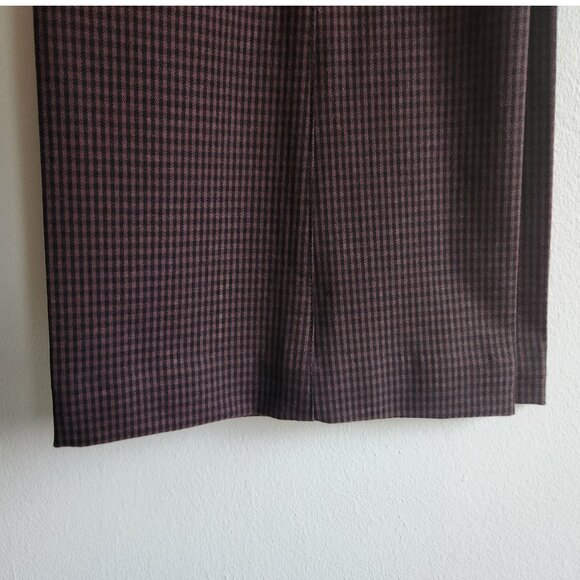 Sz10 Everlane Brown Black Houndstooth Flare Pants - *BNWT* - Picture 7 of 16